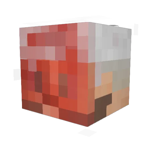 Bhreezy Minecraft avatar head, 3D render