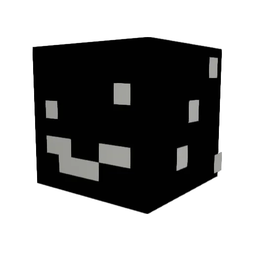 Bhrj Minecraft avatar head, 3D render
