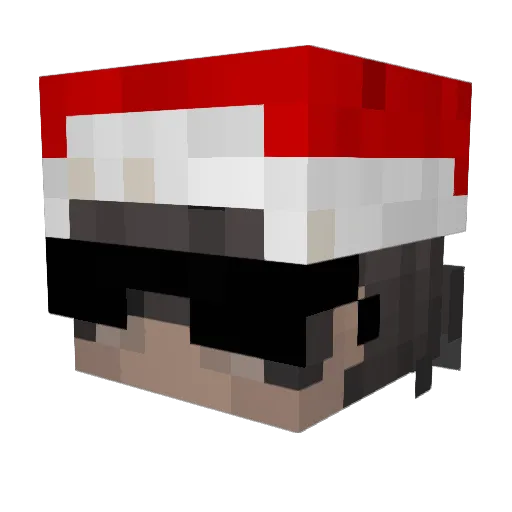 Bi3lDdd019 Minecraft avatar head, 3D render