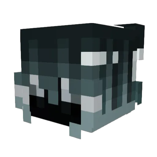 Bi3lTM Minecraft avatar head, 3D render