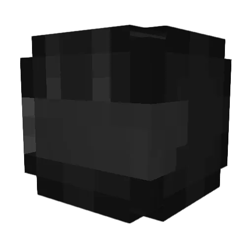 Bi3lTy Minecraft avatar head, 3D render