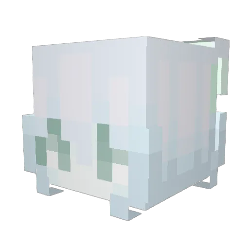 BiBi_Ahn Minecraft avatar head, 3D render