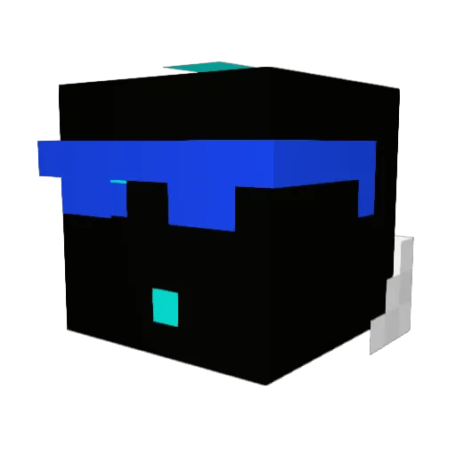 BiG_T4STY_BaCoN Minecraft avatar head, 3D render