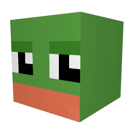 BiGdAdDyFrOmUK Minecraft avatar head, 3D render