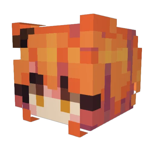 BiHBoss2005 Minecraft avatar head, 3D render