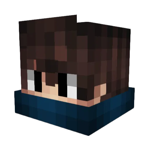 BiLLCoZbynzz Minecraft avatar head, 3D render