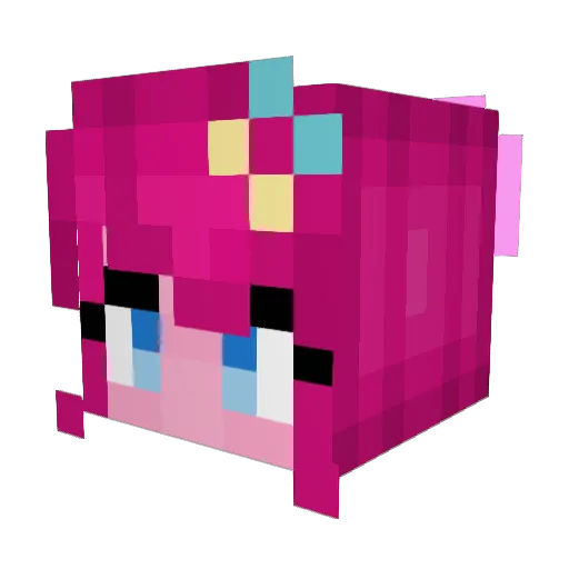BiTT_2000 Minecraft avatar head, 3D render