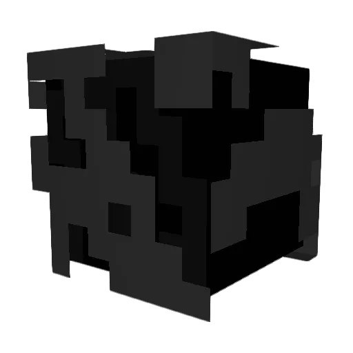 Bi_83 Minecraft avatar head, 3D render
