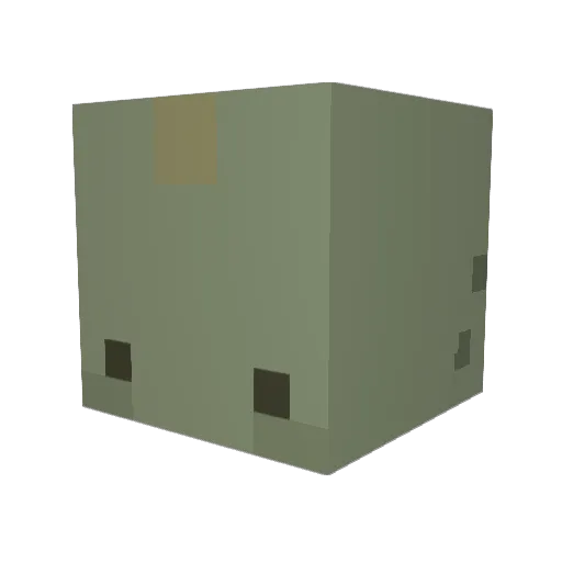 Biamus Minecraft avatar head, 3D render