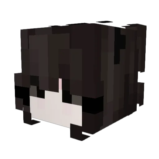 BiancaMm Minecraft avatar head, 3D render