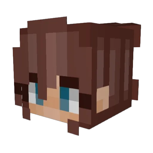 BiancaSandhope Minecraft avatar head, 3D render