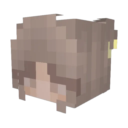 Bianca_G Minecraft avatar head, 3D render