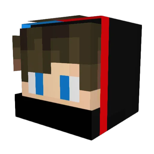 Bias2902 Minecraft avatar head, 3D render