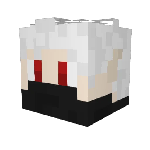 Bibelot_ Minecraft avatar head, 3D render