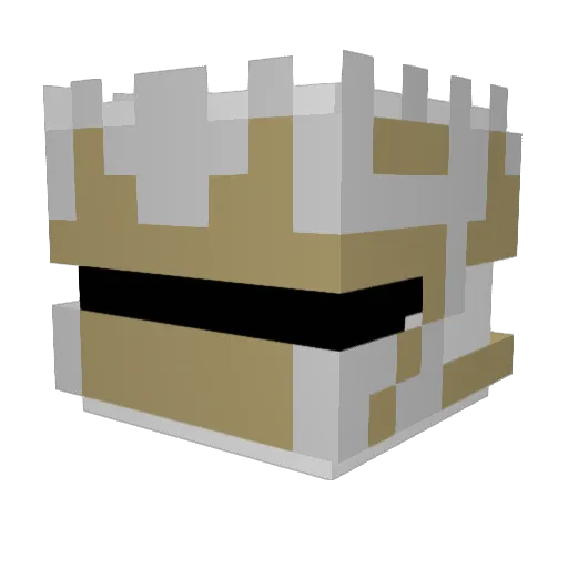 BibleCamp3Victim Minecraft avatar head, 3D render