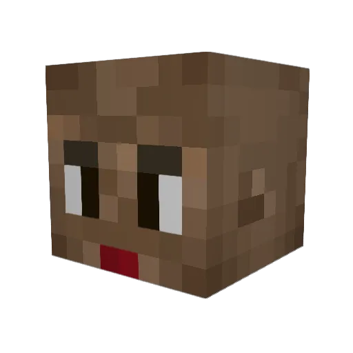 BicepCraft Minecraft avatar head, 3D render