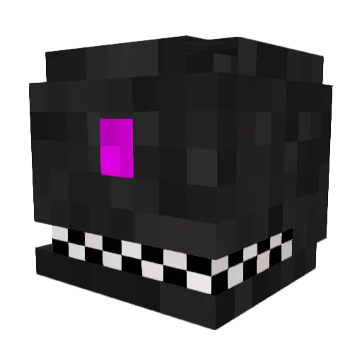 Biconia Minecraft avatar head, 3D render