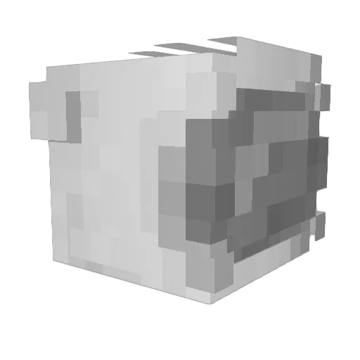 Bid11 Minecraft avatar head, 3D render