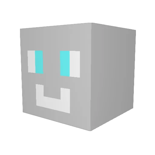 Biddle14 Minecraft avatar head, 3D render