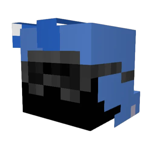 BidenBlast89 Minecraft avatar head, 3D render
