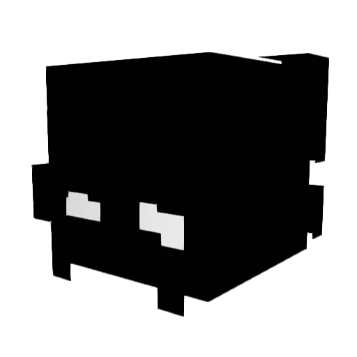 Bie99 Minecraft avatar head, 3D render