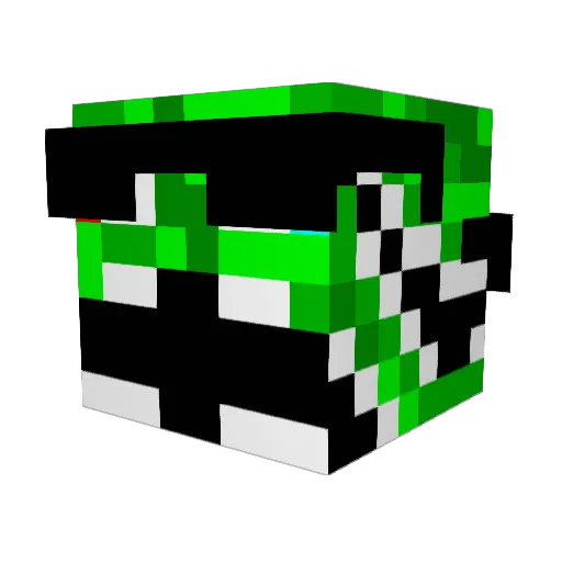 BieflapBroodje Minecraft avatar head, 3D render