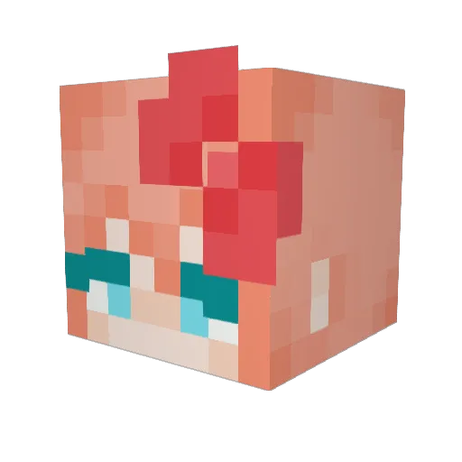 BielzinhGG Minecraft avatar head, 3D render