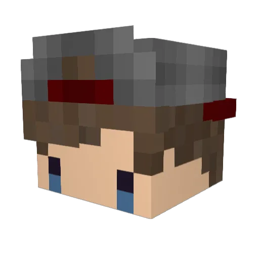 BierCarsten Minecraft avatar head, 3D render
