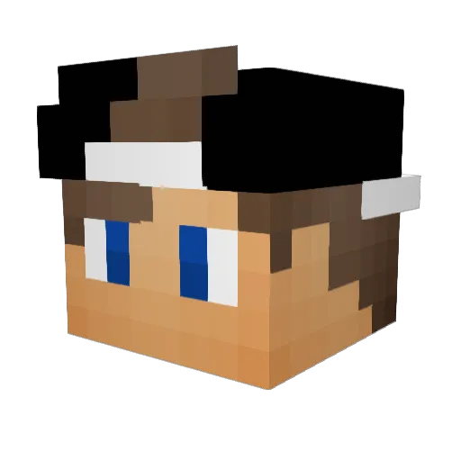 BierGlas Minecraft avatar head, 3D render