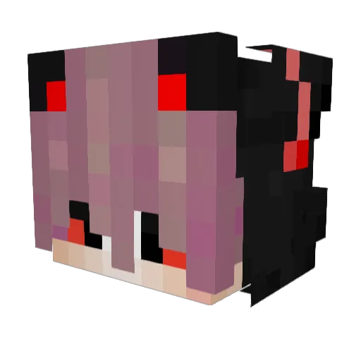 Biest18 Minecraft avatar head, 3D render