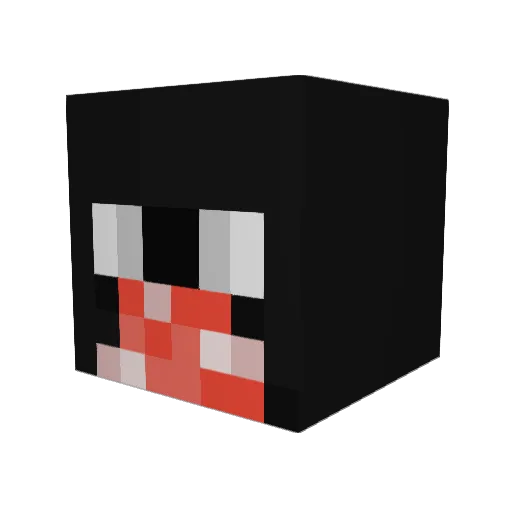 Bifalet Minecraft avatar head, 3D render