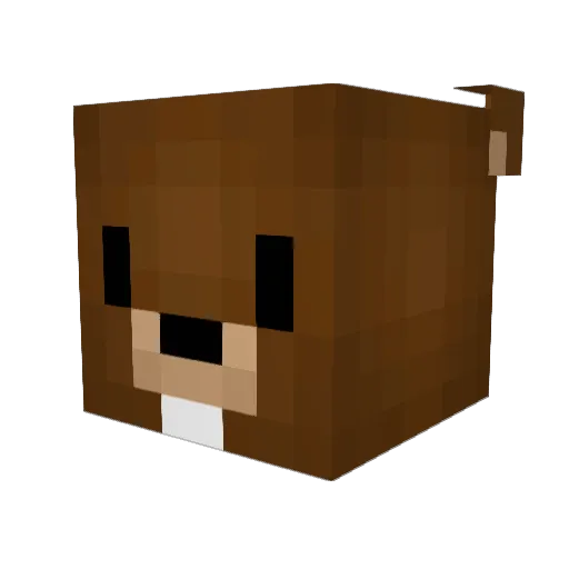 Biff12345 Minecraft avatar head, 3D render