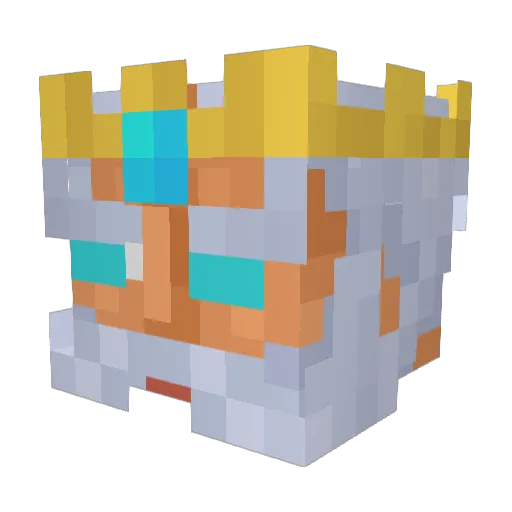 Biff_Biceps Minecraft avatar head, 3D render