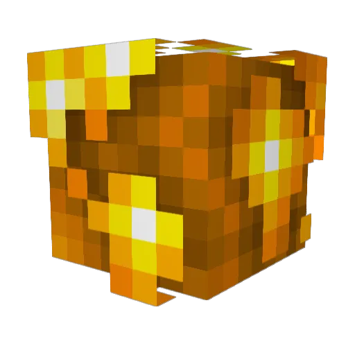 Biflus Minecraft avatar head, 3D render