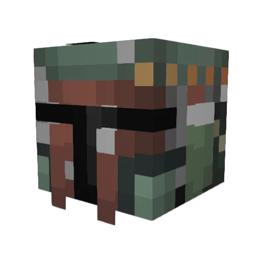 BigAJ89 Minecraft avatar head, 3D render