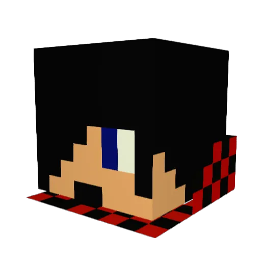 BigAl10297 Minecraft avatar head, 3D render