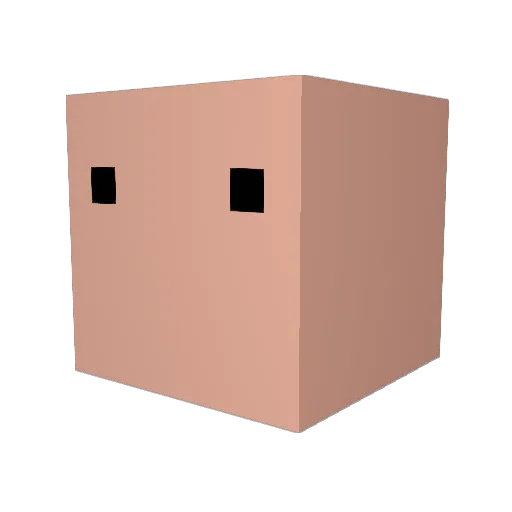 BigAronox Minecraft avatar head, 3D render