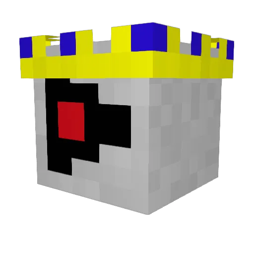 BigB0iLacy124 Minecraft avatar head, 3D render