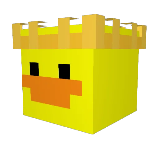 BigBadAmor Minecraft avatar head, 3D render