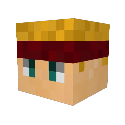 BigBadNoah01 Minecraft avatar head, 3D render