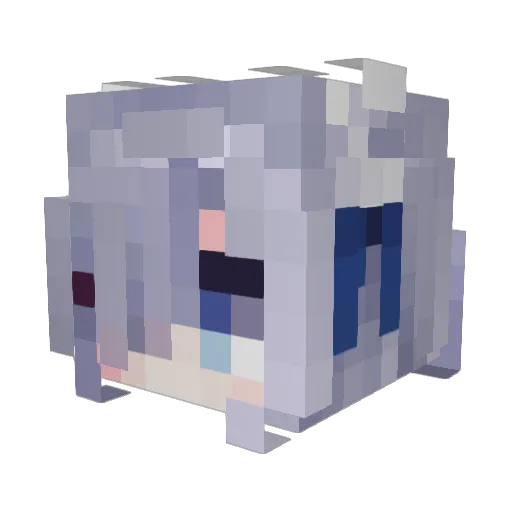 BigBadTodd Minecraft avatar head, 3D render