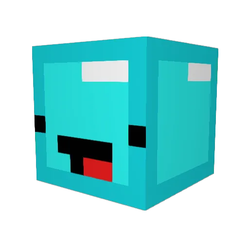 BigBalls1205 Minecraft avatar head, 3D render