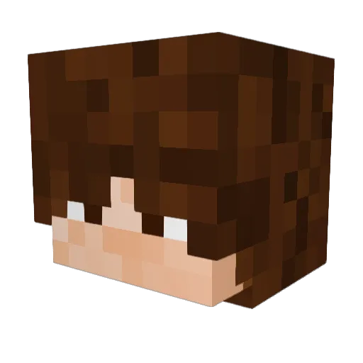 BigBananaMan316 Minecraft avatar head, 3D render