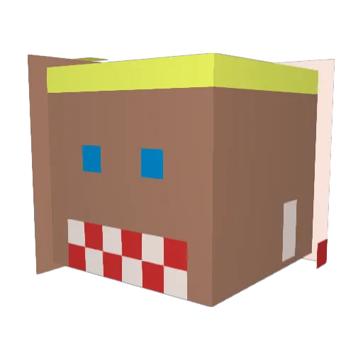 BigBancons2012 Minecraft avatar head, 3D render