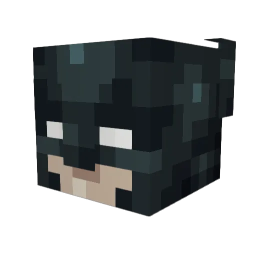 BigBat22 Minecraft avatar head, 3D render
