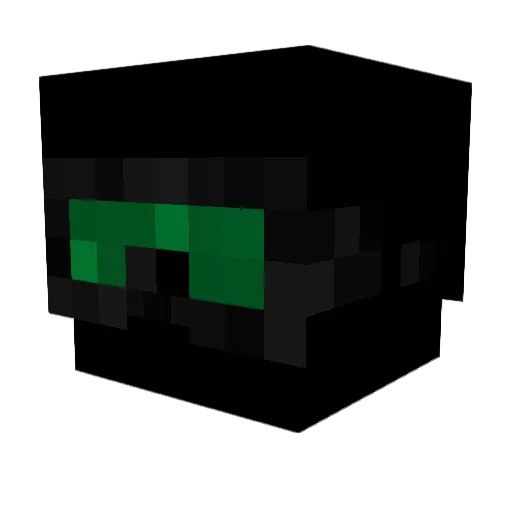 BigBat911 Minecraft avatar head, 3D render