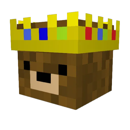 BigBear26 Minecraft avatar head, 3D render