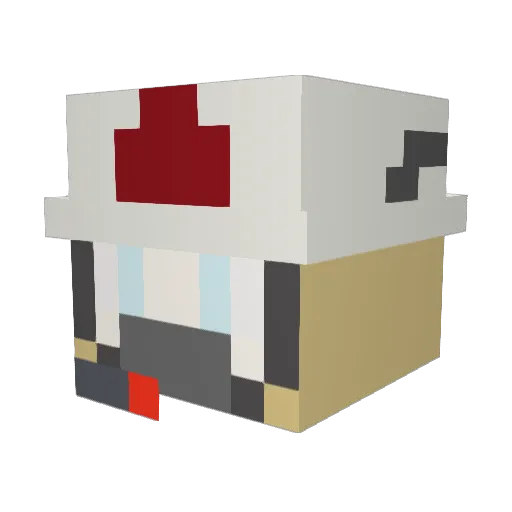 BigBellyKelly Minecraft avatar head, 3D render