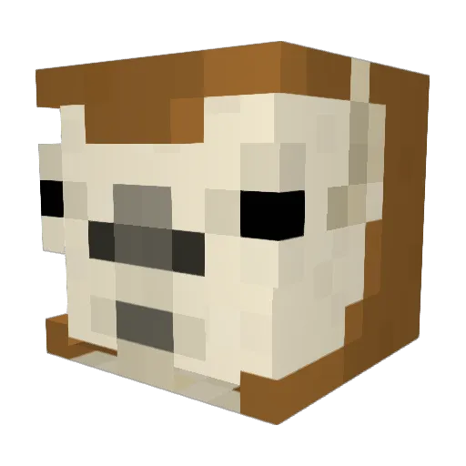 BigBigChunga Minecraft avatar head, 3D render