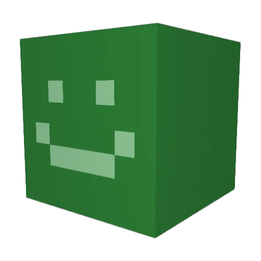 BigBigKat Minecraft avatar head, 3D render